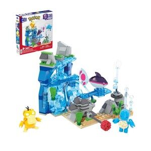 Mega Pokemon Aquatic Adventure Build Set with Motion Mattel 319 Pieces-HXF79-Toy